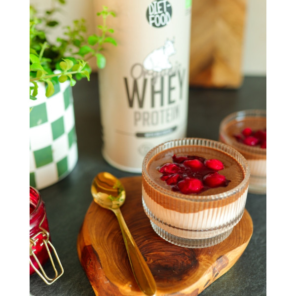 Органічний сироватковий протеїн з біо какао Organic Whey Protein with Bio Cocoa
